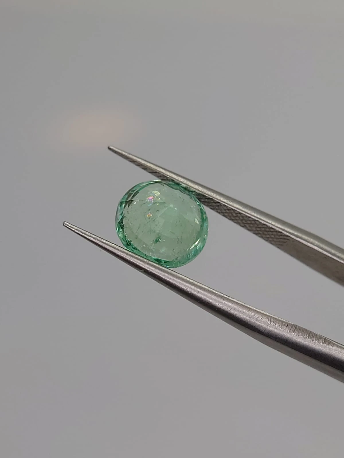 2.21ct Natural Round Panjshir Emerald From Afghanistan — view 2